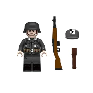 Minifigure – German soldier from the World War II era (LEGO Alternative)