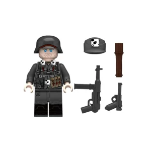 Minifigure – German soldier officer from the World War II era (LEGO Alternative)