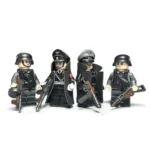 Minifigure – German soldiers Schutzstaffel SS World War II era (LEGO Alternative)