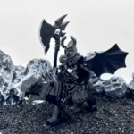 Minifigure – Giant Winged Shadow Berserker Demon and Armored Wolf (LEGO Alternative)