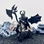 Minifigure – Giant Winged Shadow Berserker Demon and Wolf Headed Warhorse (LEGO Alternative)