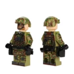Minifigure – Hong Kong Police Force's Special Duties Unit SDU Flying Tigers camouflage uniform (LEGO Alternative)