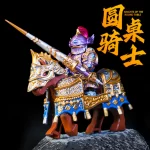 Minifigure – Knight of the Round Table Lancelot and warhorse (LEGO Alternative)