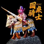 Minifigure – Knight of the Round Table Lancelot and warhorse (LEGO Alternative)