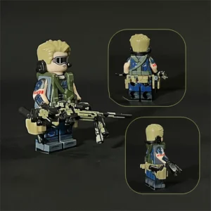 Minifigure – Master Sergeant First Class Robert Frost Magician Irish Mercenary (LEGO Alternative)
