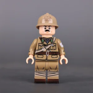 Minifigure – Medical Captain US Army officer from World War II (LEGO Alternative)