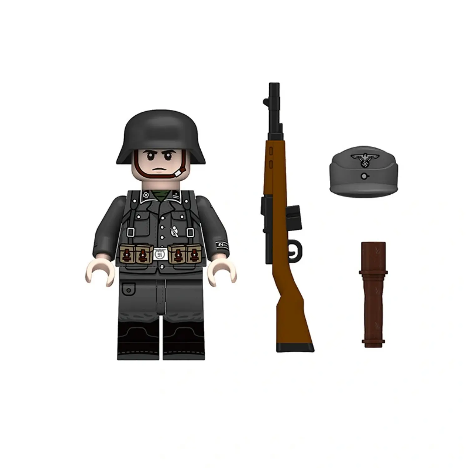 Minifigure – Norwegian volunteer soldier who served with the German military during World War II (LEGO Compatible) Minifigure – Norwegian volunteer soldier who served with the German military during World War II (LEGO Compatible)