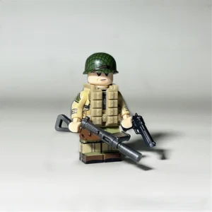 Minifigure – Robert Wayne new replacement trooper of the101st Airborne Division Band of Brothers (LEGO Alternative)