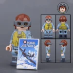 Minifigure – Royal Air Force RAF Flight Sergeant pilot from World War II (LEGO Compatible)