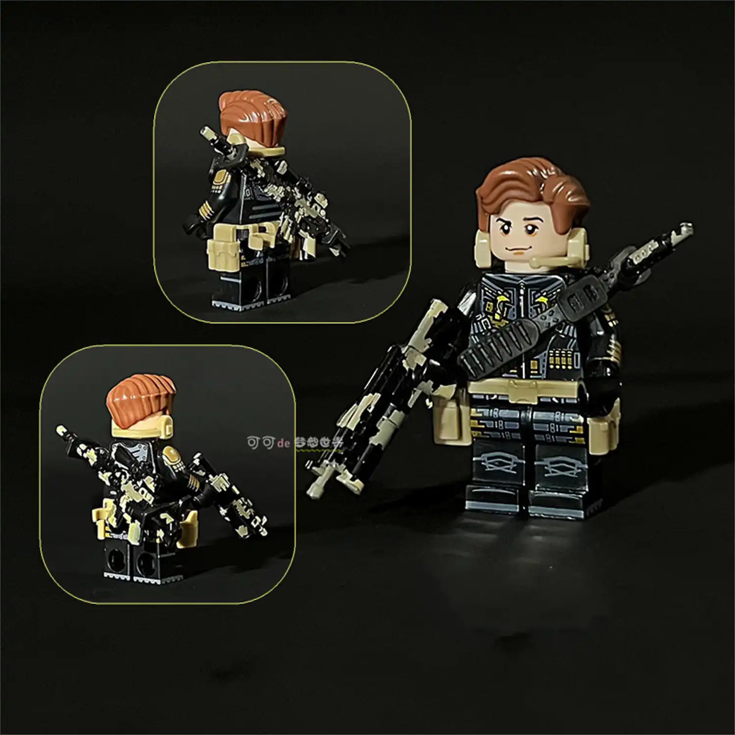 Minifigure – Sergeant Andrew Scott Playboy Irish Mercenary (LEGO Alternative)