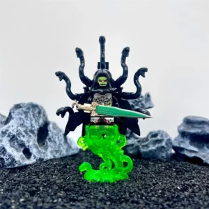 Minifigure – Skeleton Snake Demon equipped with a Tai a Sword (LEGO Alternative)
