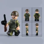 Minifigure –  Soviet Army soldier WWII (LEGO Alternative)