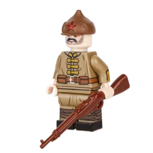 Minifigure – Soviet Red Army soldier from the early to mid 20th century (LEGO Alternative)