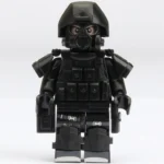 Minifigure – Special Forces Soldier SWAT counter terrorism unit black (LEGO Alternative)