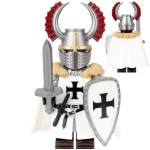 Minifigure – Teutonic Knight (LEGO Alternative)