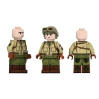 Minifigure – U.S. Army Tank Crewman (specifically a Tank Commander) from World War II (LEGO Compatible)