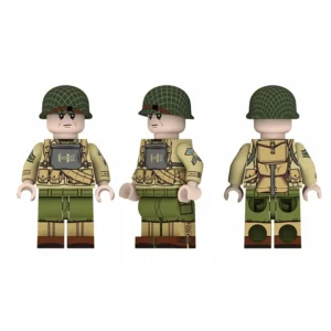 Minifigure – United States Army Soldier World War II era (LEGO Alternative)