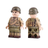 Minifigure – United States Army Soldier combat infantryman Ranger World War II era (LEGO Compatible)