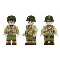 Minifigure – Captain of the U.S. Army 2nd Ranger Battalion during World War II (LEGO Compatible)