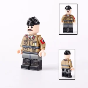 Minifigure – adult leader of the Hitler Youth (Hitlerjugend, or HJ) (LEGO Compatible) Minifigure – adult leader of the Hitler Youth (Hitlerjugend, or HJ) (LEGO Compatible)