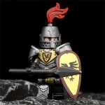 Minifigure – medieval Raven Knight (LEGO Alternative)