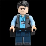 Minifigure – plainclothes detective from the Criminal Investigation Department CID (LEGO Alternative)