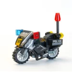 Minifigure – police patrol motorcycle (LEGO Alternative)