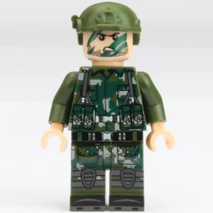 Minifigure – special forces soldier modern infantryman camouflage (LEGO Alternative)