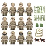 Minifigures – "Dragon Flame" special forces operatives (LEGO Alternative)