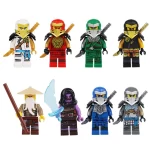 Minifigures – Ninjago, Lloyd Garmadon, Sensei Wu (LEGO Alternative)