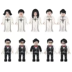Minifigures – bridesmaids and groomsmen (LEGO Alternative)