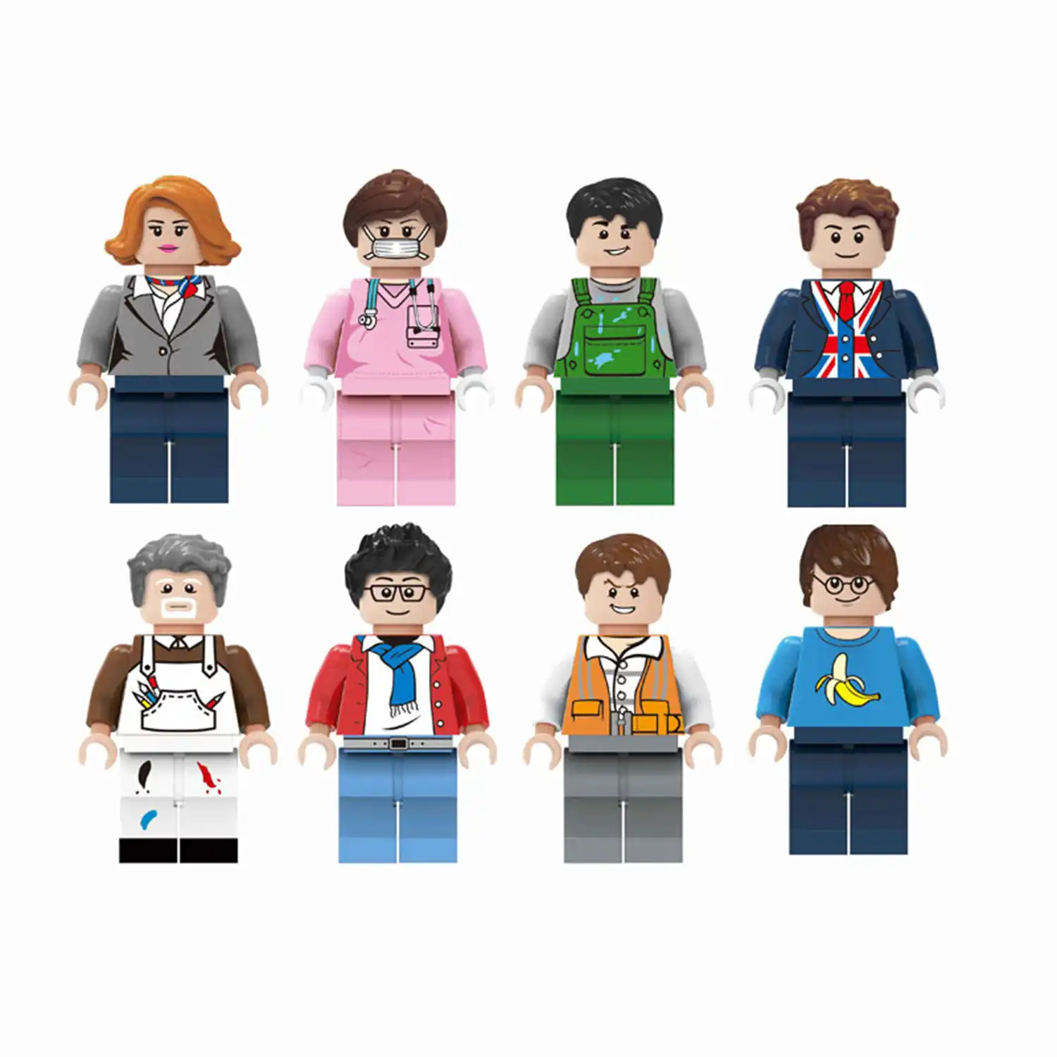 Minifigures – city occupations urban professions (LEGO Alternative)