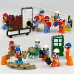 Minifigures – construction site worker (LEGO Alternative)