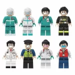Minifigures – emergency and healthcare professionals (LEGO Alternative)