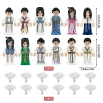 Minifigures – female characters in traditional Chinese Hanfu (LEGO Alternative)