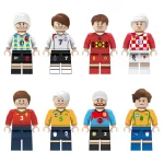 Minifigures – football (soccer) players (LEGO Alternative)