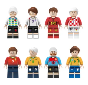 Minifigures – football (soccer) players (LEGO Alternative)