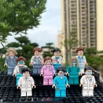 Minifigures – medical team and a patient (LEGO Alternative)