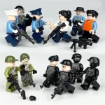 Minifigures – patrol police officers (LEGO Alternative)