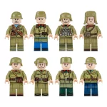 Minifigures – soldiers of the People's Liberation Army PLA (LEGO Alternative)