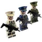 Minifigures – tri-service military honor guards (LEGO Alternative)