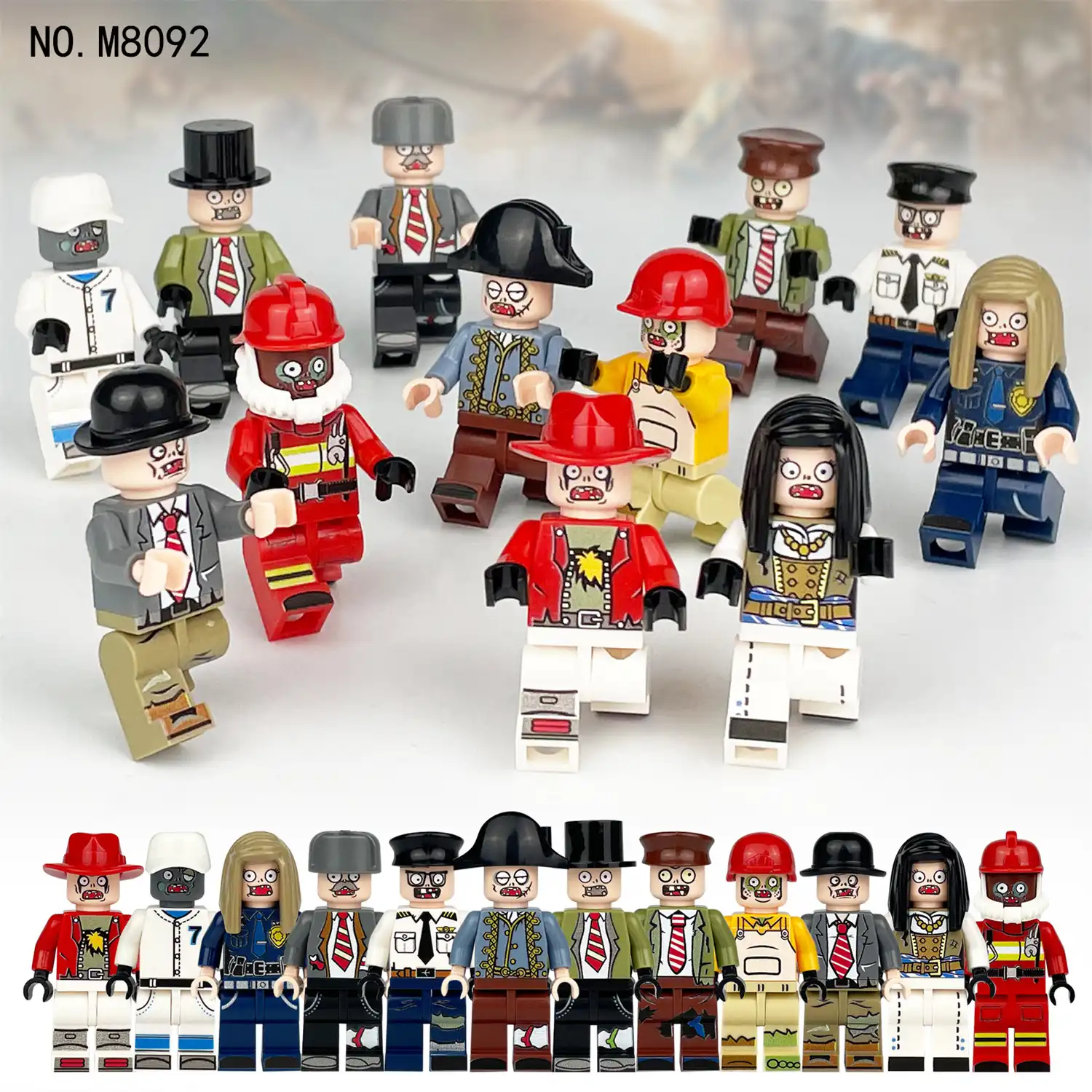 Minifigures – zombie figures (LEGO Alternative)