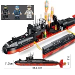 Chinese Type 094 NATO reporting name: Jin-class nuclearpowered ballistic missile submarine SSBN (LEGO Alternative Bricks)
