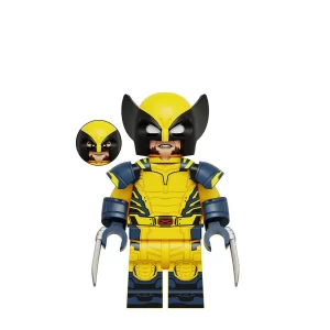 Minifigure - Wolverine classic yellow and blue X-Men costume (LEGO Alternative)