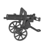 Custom Piece Miniature – Maxim PM M1910 wheeled heavy machine gun balck – 3D Print for LEGO minifigure