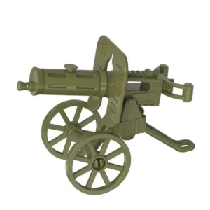 Custom Piece Miniature – Maxim PM Pulemyot Maxima M1910 wheeled heavy machine gun olive green – 3D Print for LEGO minifigure