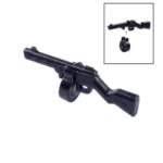 Custom Piece Miniature – PPSh-41 submachine gun with a detachable drum magazine – 3D Print for LEGO Minifigure