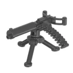 Custom Piece Miniature – tripod mounted Browning M1917A1 heavy machine gun black – 3D Print for LEGO minifigure