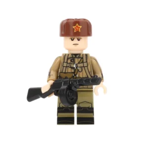 Minifigure – Soviet machine gunner (LEGO Alternative)