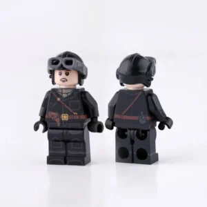 Minifigure – Soviet tank crewman tanker with black uniform (LEGO Alternative)